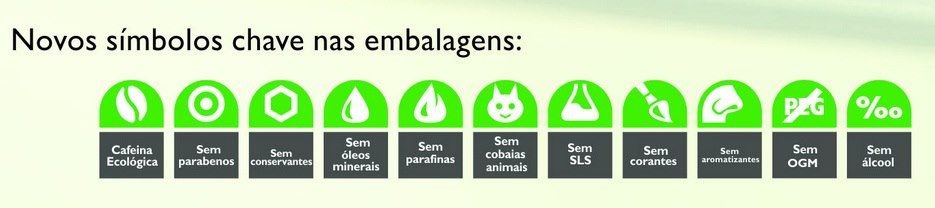 Novos símbolos embalagens orgânicos