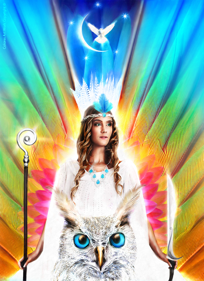 Sacerdotisa da Magia da Lua Branca