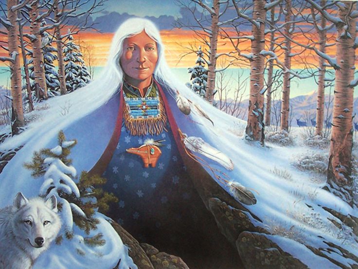 Winter_Native Woman